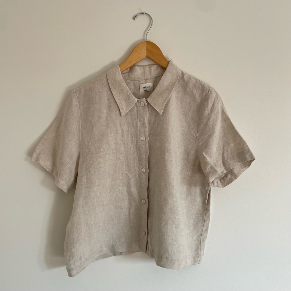 Wilfred gelato linen shirt